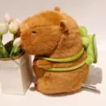 Capybara back turtle