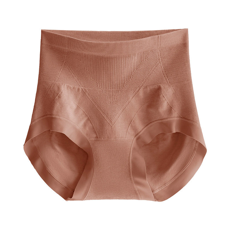 内裤女高腰塑身桑蚕丝抗菌底档提臀无痕三角大码收腹提臀女内裤