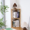 Solid Wood Corner Storage Rack for Home Use, Desktop Decorative Display Shelf, Bookend Storage Rack