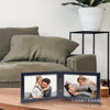 4X6 Horizontal Combination Black Wooden Photo Frame 3.5x5inch Openings Foldableable Landscape Photo Frame Manufacturer Wholesale Photo Frame