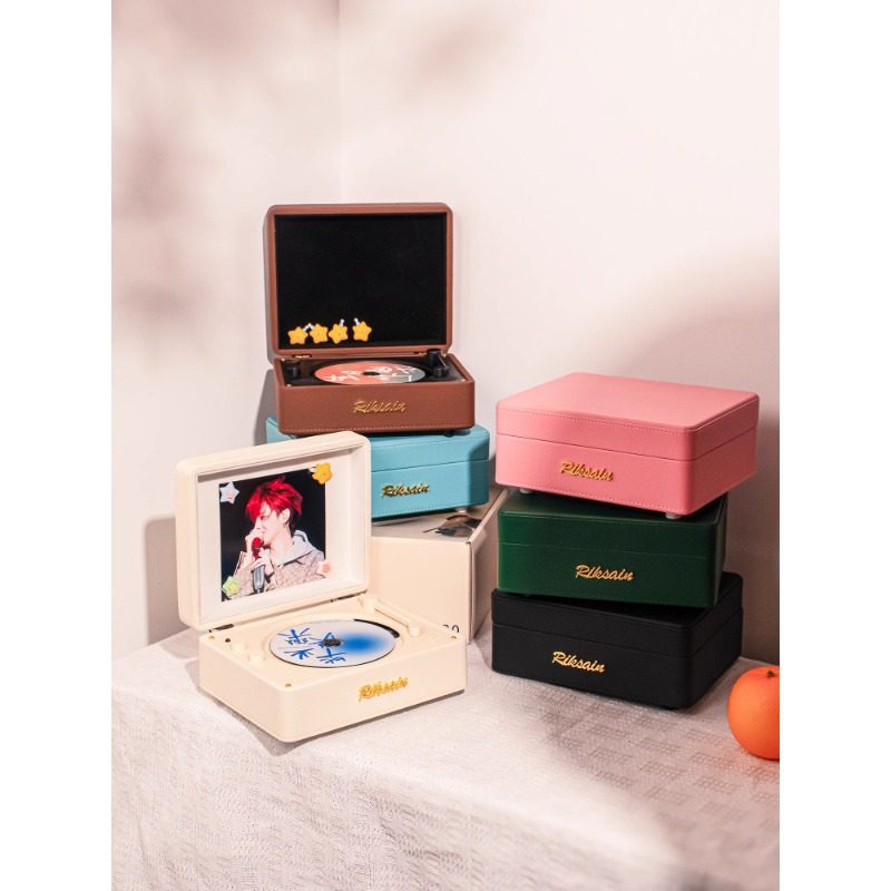 Leksen Ml525I Leather Cd Player Music Album Record Retro Player Bluetooth Audio Birthday Gift