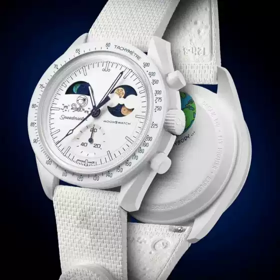 2024 August New Model Blue Super Moon Hot-Selling Export Niricha Men's Plastic Case Quartz Watch