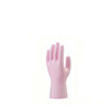 Wanli disposable pvc gloves pink gloves high elastic synthetic protective gloves food grade powder-free 100 boxes