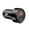 Source factory car charger fast charging pd charging head 48w car cigarette lighter dual usb dual fast charging PD car charger