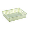Supermarket goods plastic basket sundries basket rectangular plastic storage vegetable basket plastic storage basket