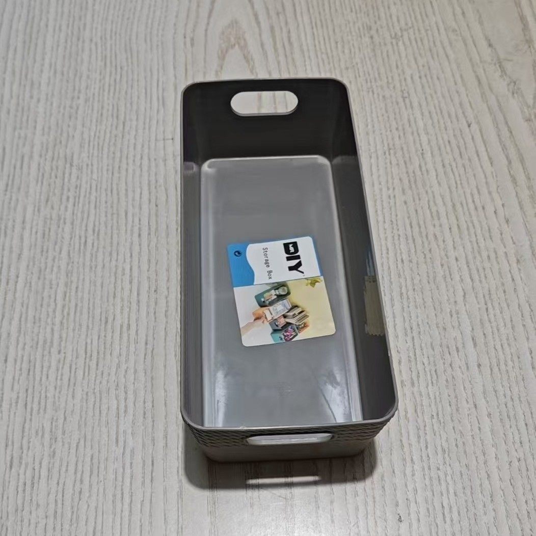 Home Storage Basket, Stationery Storage Basket, Desk Storage Box, Toy Storage Box, Long Strip-Shaped Dormitory Portable