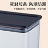 PC sealed jar plastic transparent square kitchen commercial grain coffee powder sealed storage jar fruit powder box
