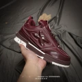 Burgundy four-leaf clover