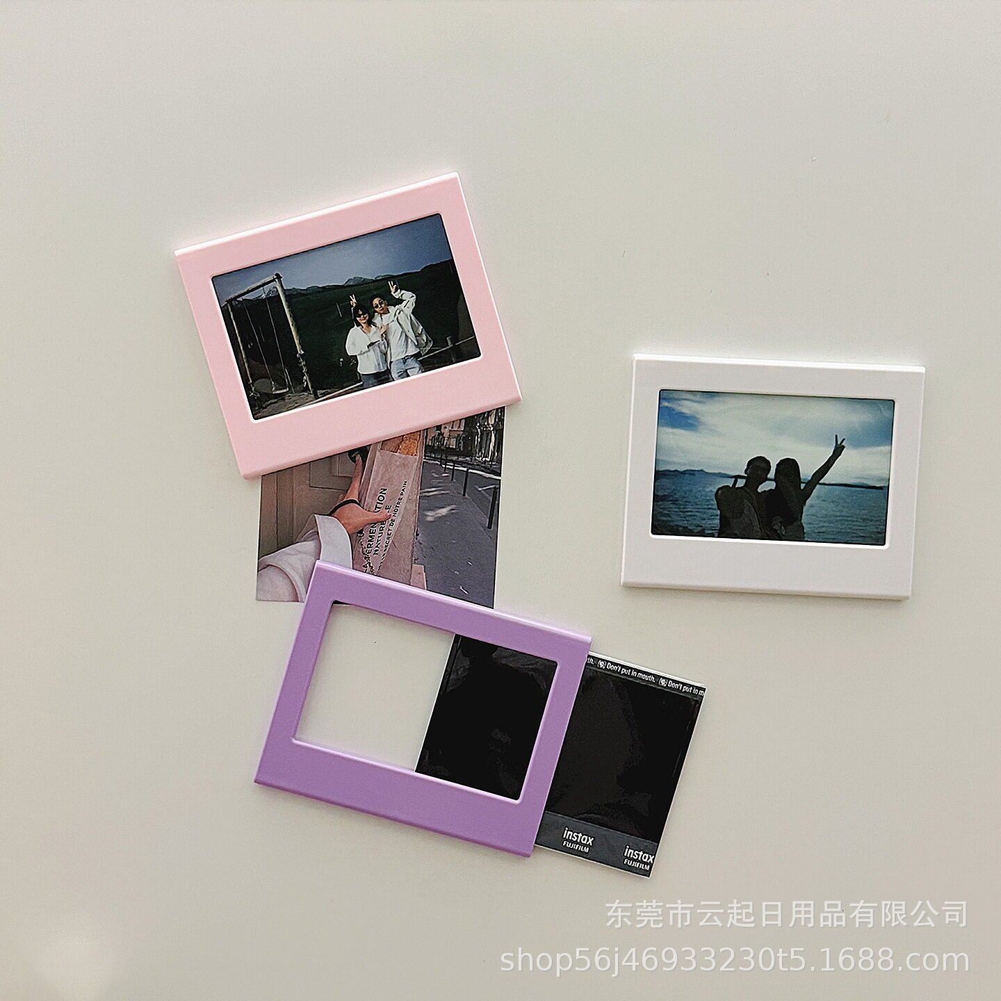Wide Format Polaroid Refrigerator Magnet Magnetic Photo Frame Cut Out Wide Square I-Type600 Photo Paper Mini Photo Now