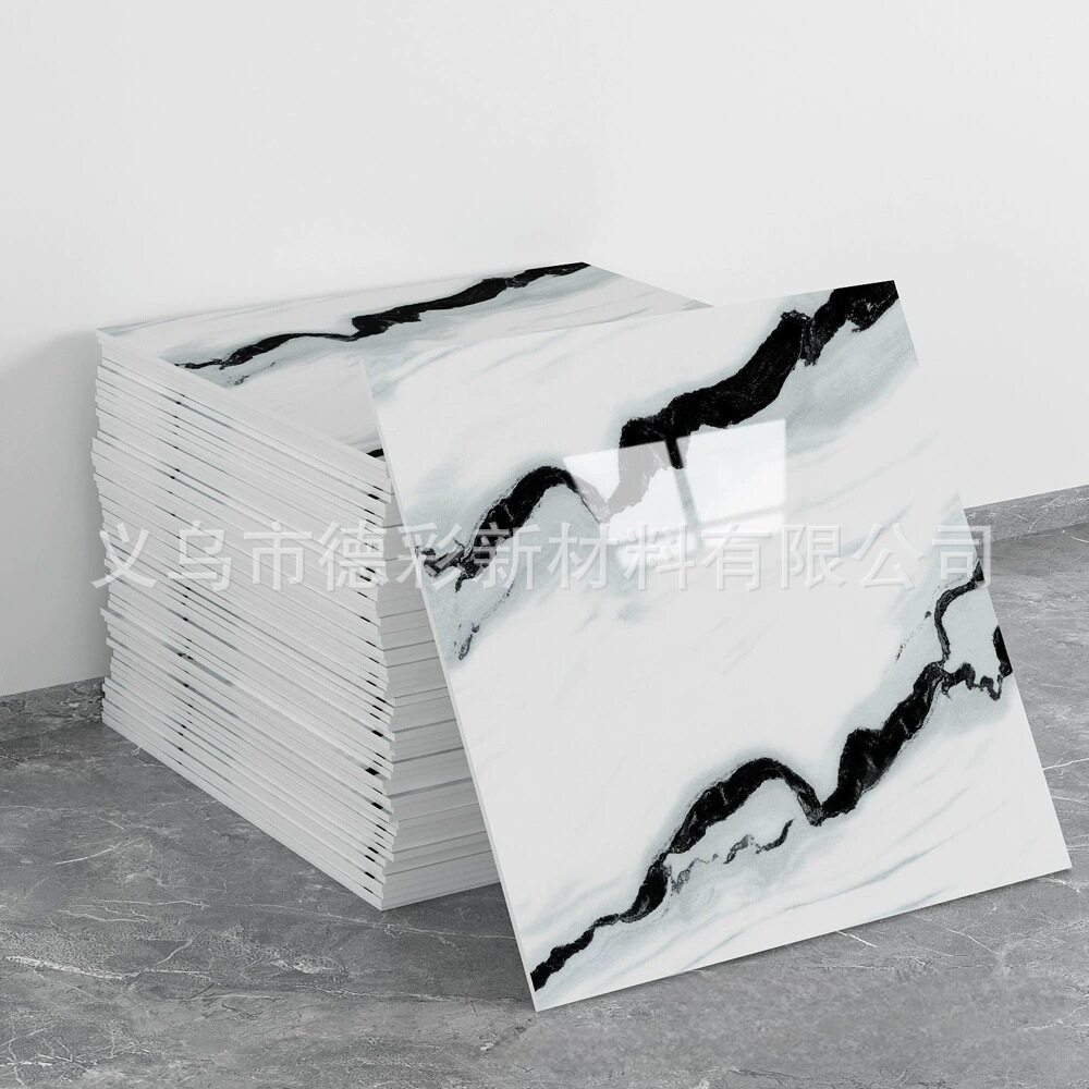 自粘防水仿瓷砖墙贴铝塑板翻新装饰遮丑大理石厨房墙面贴纸卫生间