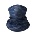 Navy Blue Python Pattern Face Mask