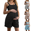 2026 Spring/Summer European and American Amazon Temu Independent Site Cross-Border New Maternity Overalls Shorts Maternity Wear