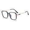 New Korean-style anti-blue light non-power glasses retro square glasses frame plain plain glasses myopia finished glasses