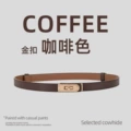 20185-gold buckle-brown