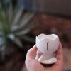 ≈Tashanji. Export Surplus Vintage Hand-Shaped Tulip-Shaped Ceramic Egg Holder, Cute Letter Breakfast Egg