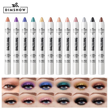 Cross-border hot DIMSHOW eyeshadow pen lying silkworm pen multi-color highlight brightening Waterproof Long-Lasting Eyeshadow pearlescent foaming