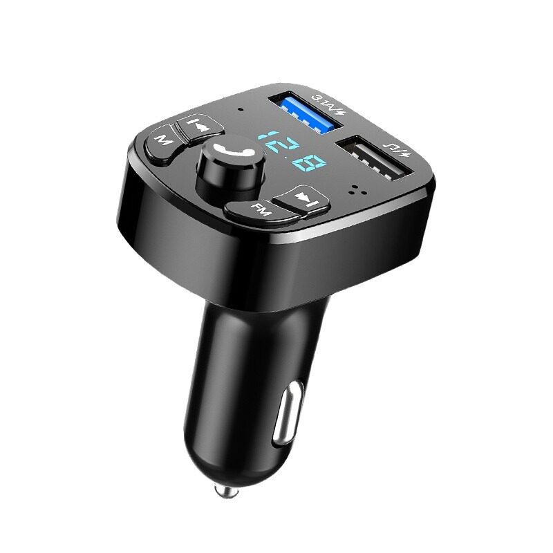 Car Bluetooth Mp3 Receiver Lossless Sound Quality Player Music U Disk Conversion Car Cigarette Lighter Fast Charger