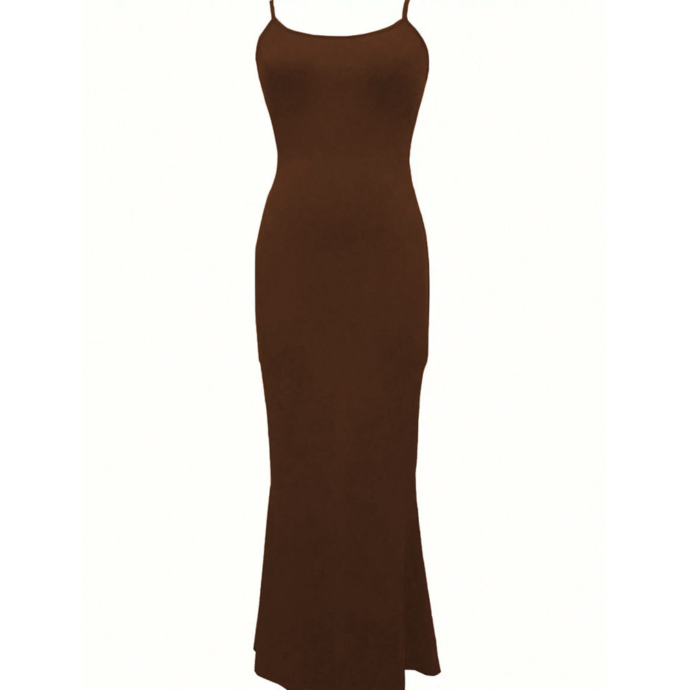Slim Fit Bodycon Cami Dress Sexy Minimalist Design Waist Defining Comfortable Fabric Perfect for Parties or Night