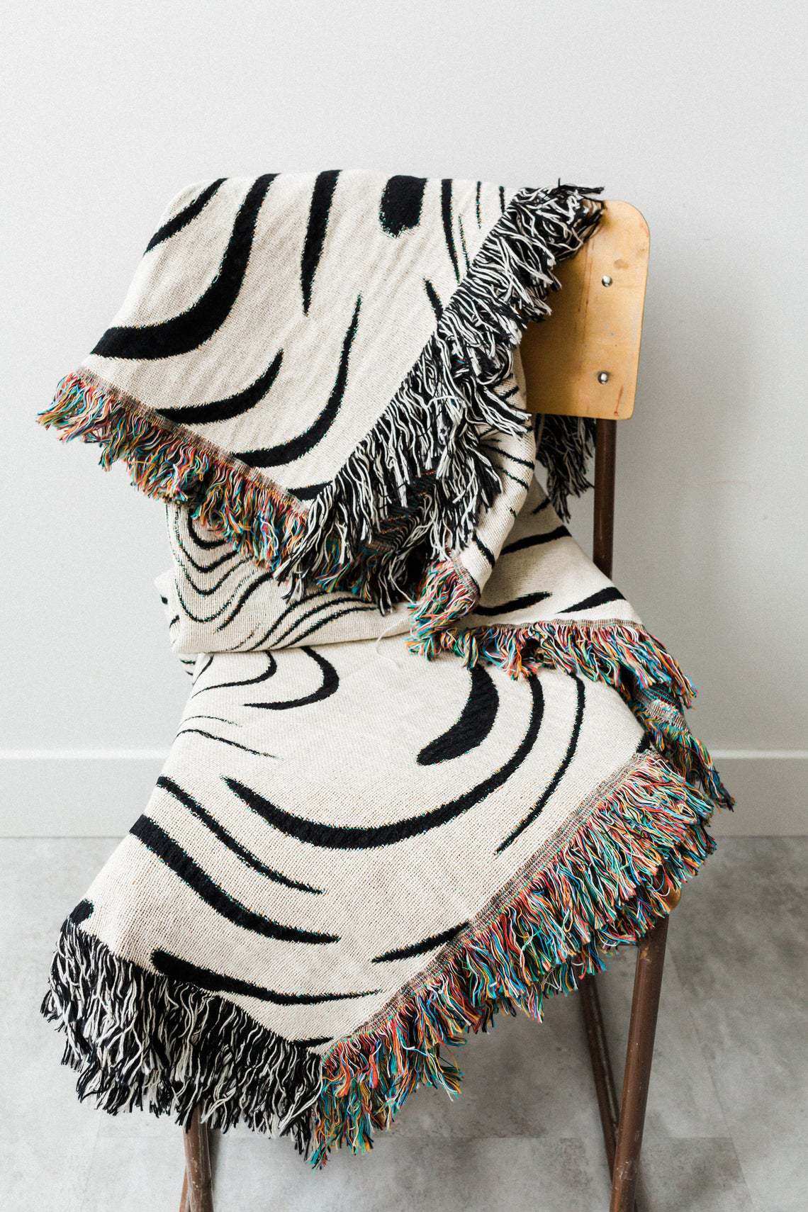 Self-built station Foreign Trade water ripple home leisure blanket tapestry decorative blanket American country sofa blanket thread blanket