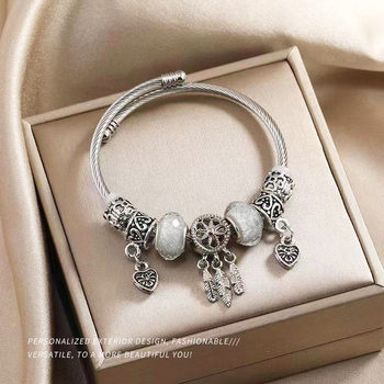 Panjia Bracelet Pando Dreamcatcher Bracelet European and American Cross-border Live Bracelet Removable DIY Bracelet Factory