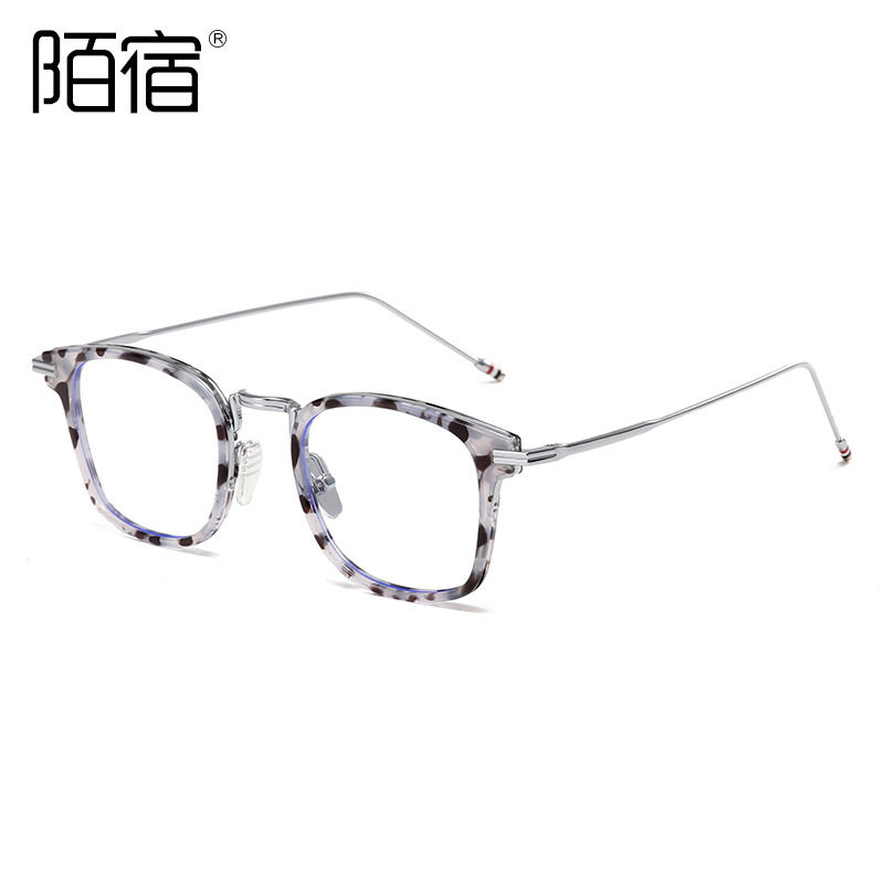 P818TB New Fashion Personalized Trendy Glasses Frame with Myopia high quality Anti-Blue Ray Crowe Sword Frame