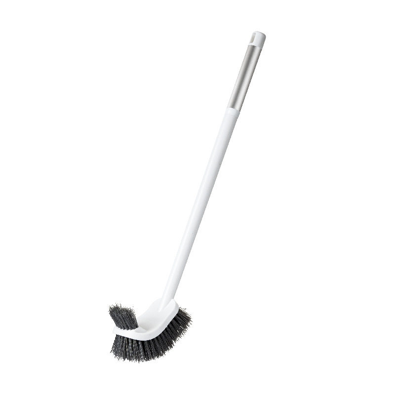 Japanese-style Aluminum Alloy Toilet Brush Household Toilet Brush Plastic Cleaning Brush Long Handle Toilet Cleaning Brush