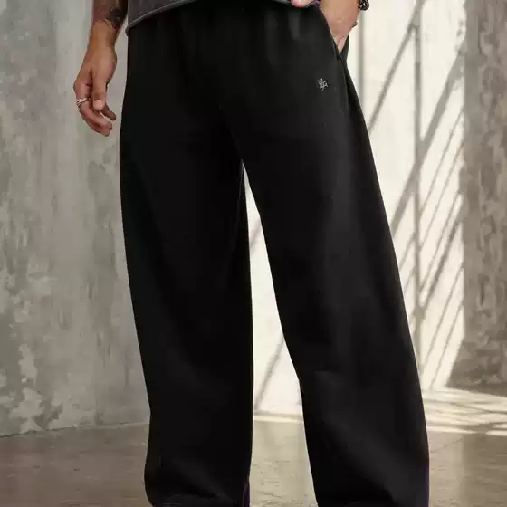 YOUNGLA American Streetwear New Men's Sweatpants Jogger Athletic Gym Basketball Training Casual Straight-Leg Pants