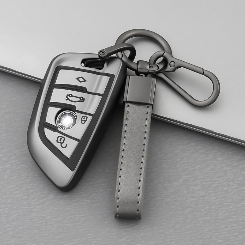 Suitable for BMW key case 1 Series 2 Series 3 Series 5 Series 6 Series 7 Series all-inclusive X1X2X3X4X5X6 protective shell blade buckle