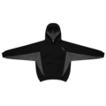 Black and gray/sweatshirt