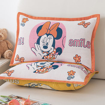 Children's cartoon pillowcase 35cm * 55cm cotton high-end cartoon pillowcase cotton household