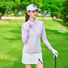 TTYGJ Golf Vest Women's Autumn Comfortable Windproof Slim-fit Zipper Sleeveless Breathable Lightweight Top