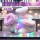 2026 новые детские светящиеся зимние сапоги для девочек, зимние плюшевые теплые сапоги, разноцветная светодиодная мигающая хлопчатобумажная обувь mini 0