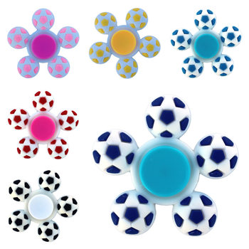 New Cross-Border Decompression Fidget Spinner, Plastic Spinner, Football Spinner, Finger Spinner, Creative Decompression Toy