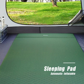 Outdoor Automatic Inflatable Mattress Camping Thickened Pillow Moisture-Proof Mat Tent Sleeping Mat Double Inflatable Mattress Lunch Break Mat