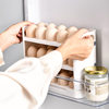 Household Large Capacity Egg Box Refrigerator Side Door Special Multi-layer Egg Storage Rack Creative Egg Holder Automatic Flip