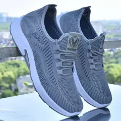Domestic Brand Summer Men's Lightweight Mesh Breathable Casual Shoes One-Leg Soft-Soled Shoes Sports Running Shoes Cross-Border