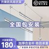 Adjustable Clothes Drying Rack with Hand Crank, Double Rod Indoor Window Sealing Balcony Invisible Retractable Clothes Drying Rack for Home Use