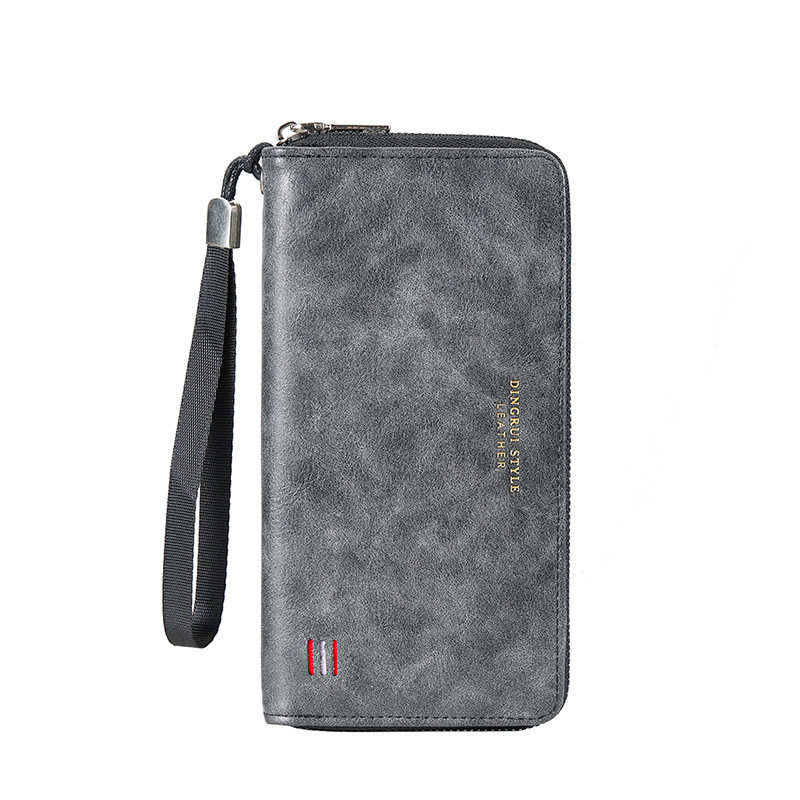 Cross-border Hot New Men's Wallet Casual Multi-card Long Wallet Mobile Coin Wallet Large Capacity Clutch