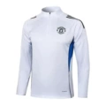 B2537# 25/26 Half Zip Manchester United White