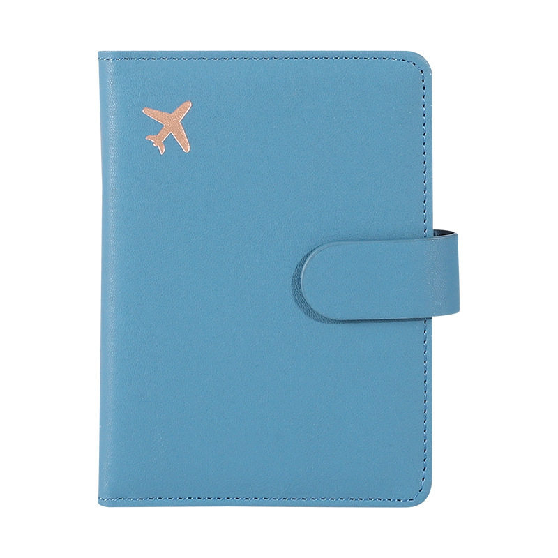 Cross-Border Leather Passport Holder, Passport Ticket Holder, Multi-Card Slot Passport Protective Cover, Multi-Functional Portable Card Holder