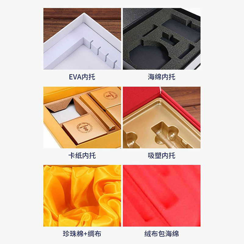 New Jewelry Packaging Box Customized Logo Cardboard Gift Box Book-Shaped Box Heaven and Earth Cover Product Packaging Jewelry Box