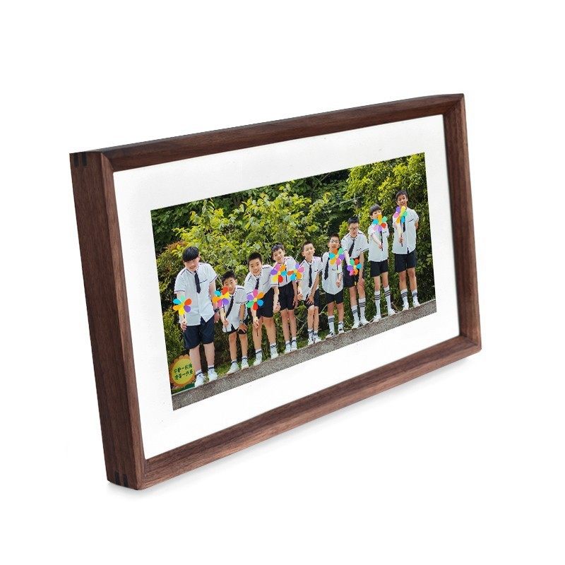 Graduation Photo Frame Made of Solid Wood with Mortise and Tenon Joints, Suitable for University Conferences, Team Group Photos, Commemorative Photo Frames, Graduation Picture Frames