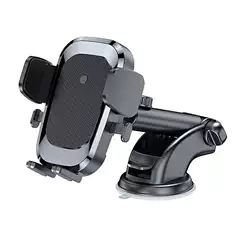 Cross-border hot-selling car mobile phone navigation bracket steam instrument panel suction cup multi-function gravity telescopic mobile phone bracket