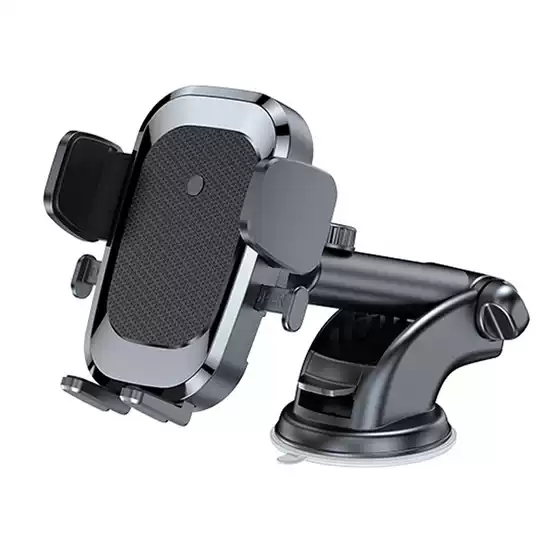Cross-border hot-selling car mobile phone navigation bracket steam instrument panel suction cup multi-function gravity telescopic mobile phone bracket