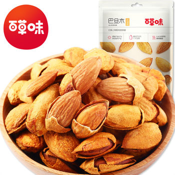 Baicaowei Almonds 100g Nuts Roasted Almonds Office Leisure Snacks Almond Kernels Wholesale