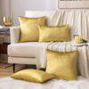 Temu/Shein Cross-Border Best-Selling Velvet Pure Color Pillow Cover, Simple Fabric Sofa Cushion Cover Without Core