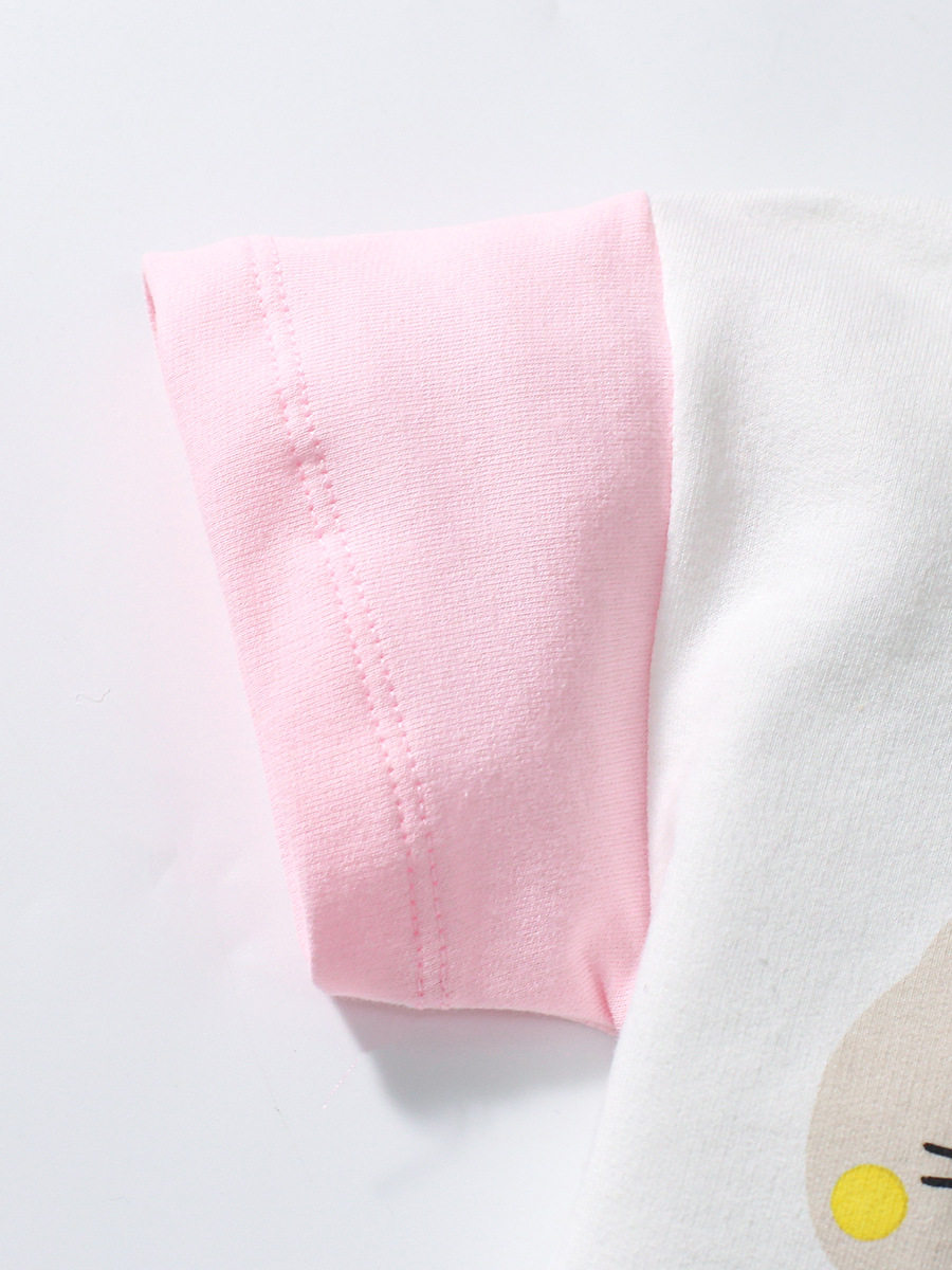 [Style] Girls' Short-sleeve Set, Summer Kids' Cotton 2-piece Outfit