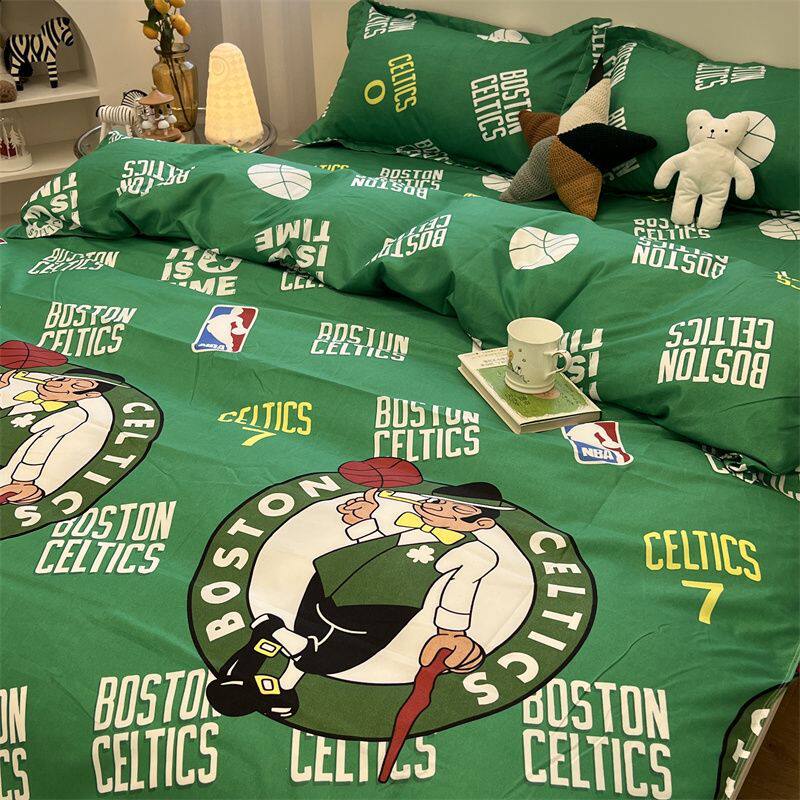 Lakers Warriors Kobe Bedding Basketball Fans Four-piece Set Boys Student Dormitory Three-piece Bed Sheet Quilt Cover