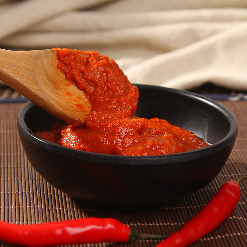 Fujian Guanzai Shaxian Chili Sauce 4.5kg Pack Fujian Snack Barrel Mixed Noodles Hot Pot Dip Seasoning Wholesale