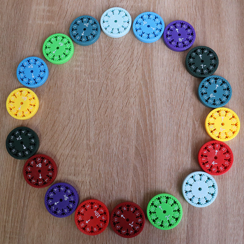 Math Fingertip Spinner Cross-border Explosion Models MathFidgetSpinners Addition, Subtraction, Multiplication and Division Teaching Toys Wholesale
